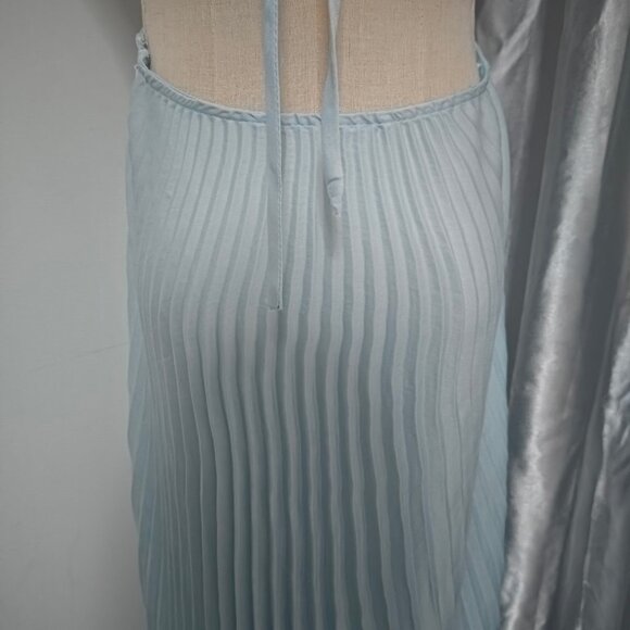 A.L.C. Moira Satin Pleated Maxi Dress - Picture 8 of 12